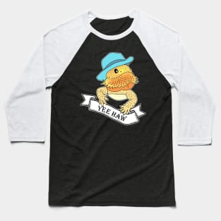 Yee Haw! A Beardie Cowboy Baseball T-Shirt